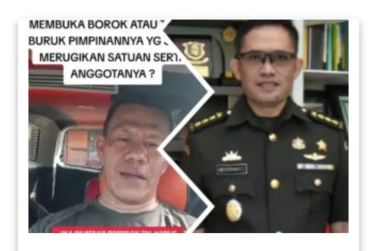 Kodam VI/Mulawarman Temukan Unsur Pidana dalam Kasus Viral WhatsApp Terkait Kebijakan Danyonif 613/Raja Alam