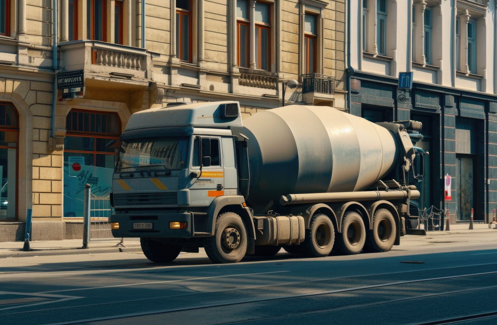 Mobil pengaduk semen